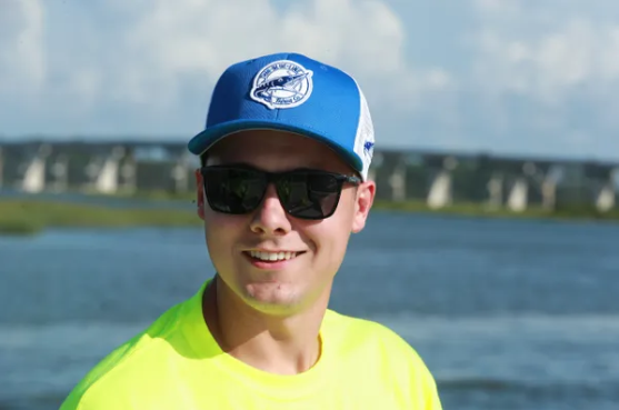 HYDRO ORIGINAL THIN BLUE LINE FISHING CO. TRUCKER CAP